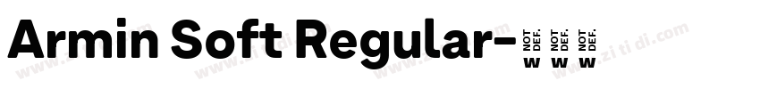 Armin Soft Regular字体转换
